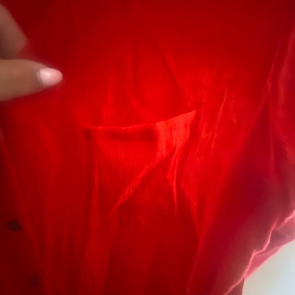 AGB button up lace top - Picture 4 of 6